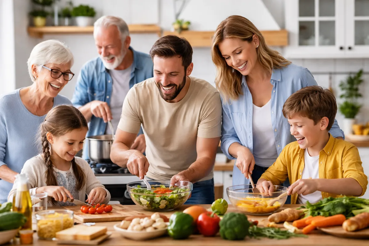 Les joies de la cuisine collaborative en famille
