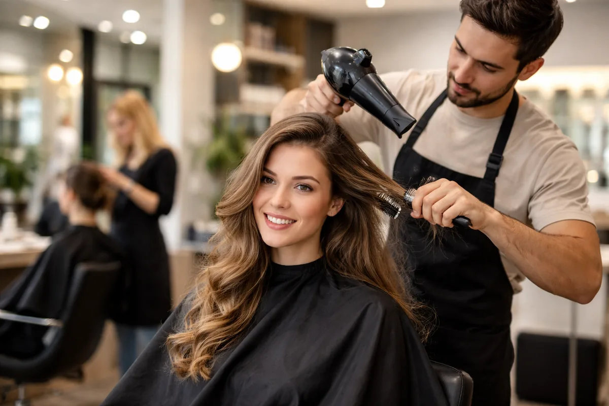 Comment se passe une séance de coiffure chez le coiffeur