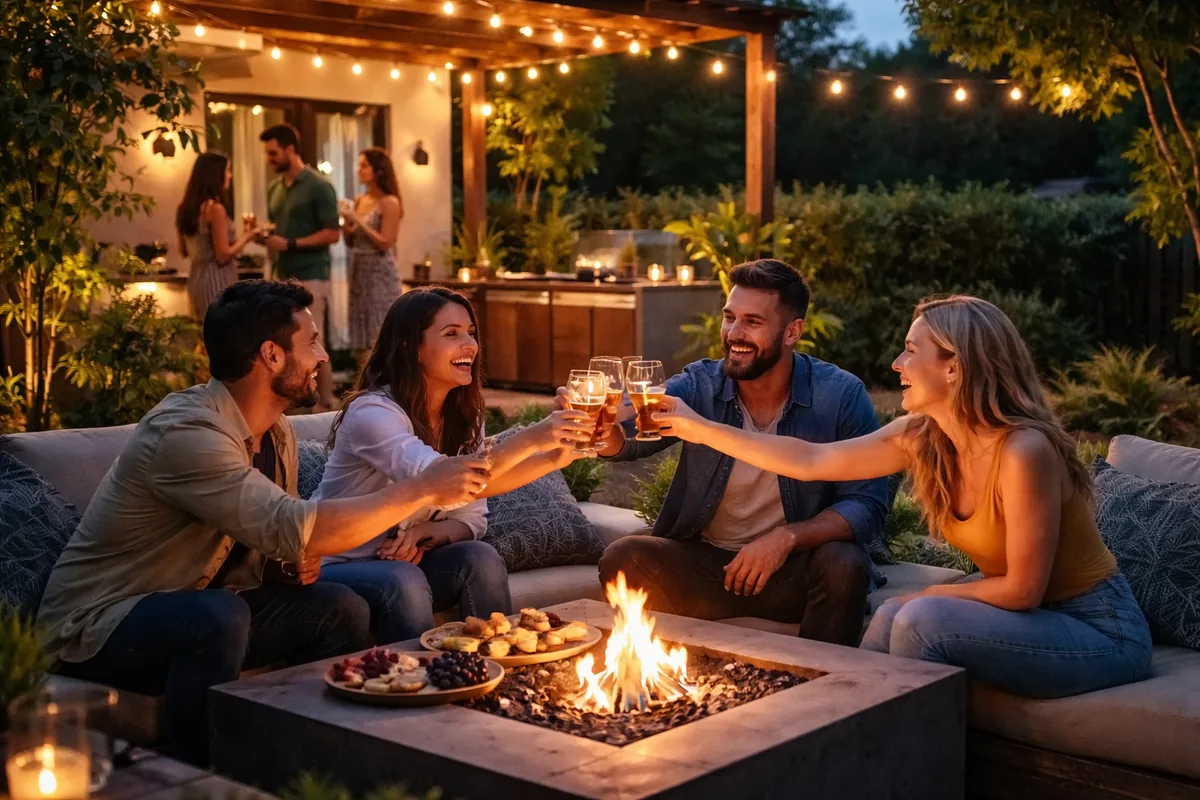 L'impact des espaces extérieurs sur vos soirées entre amis