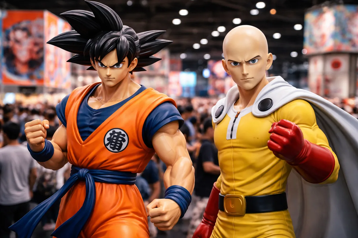 Comment Goku et Saitama se comparent-ils au niveau de la popularité dans les animes ?